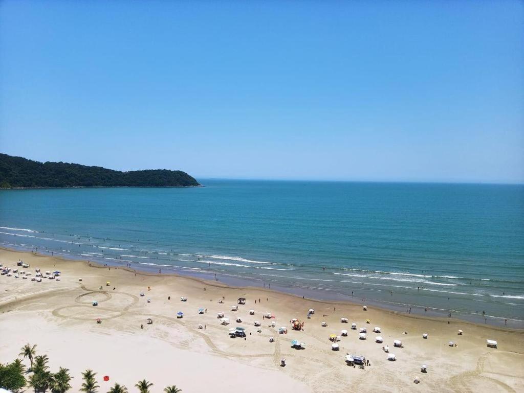Lindo Apartamento Guilhermina - Edificio Frente Para O Mar Praia Grande  Exterior photo